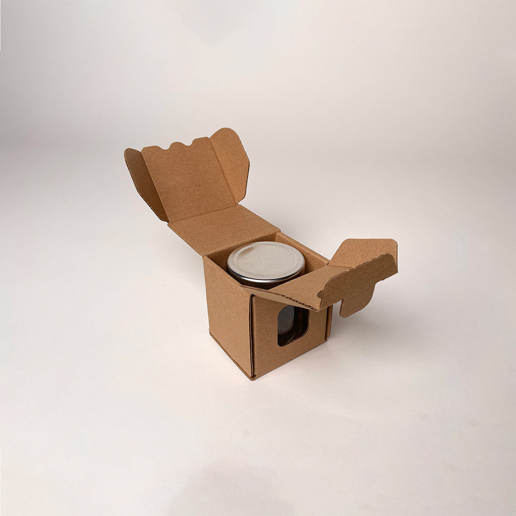 4 oz Straight Sided Glass Jar Retail Box Gift Box unboxing 4