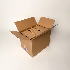 8 oz Half Pint Ball Regular Mouth Mason Jar 12-Pack Shipping Box unboxing 1