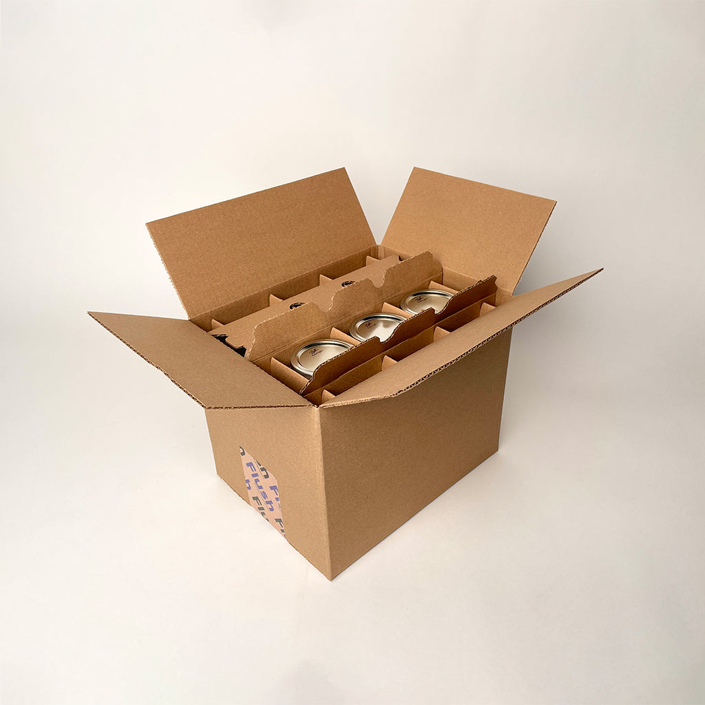 8 oz Half Pint Ball Regular Mouth Mason Jar 12-Pack Shipping Box unboxing 3