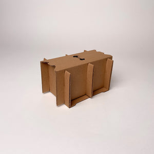 8 oz Half Pint Ball Regular Mouth Mason Jar 2-Pack Shipping Box assembly 3