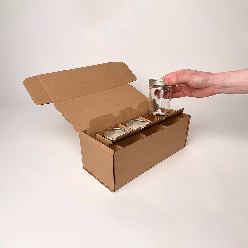 Bowler Packaging Protective, Eco-Friendly Packaging for Ball Mason Jars