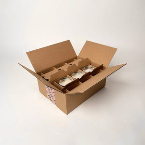 8 oz Half Pint Ball Regular Mouth Mason Jar 6-Pack Shipping Box unboxing 3