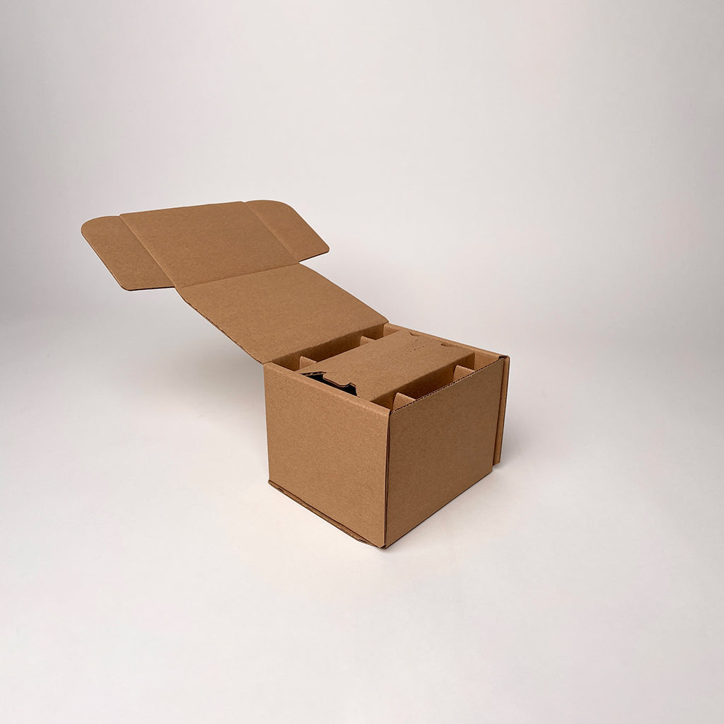8 oz Half Pint Ball Regular Mouth Mason Jar Shipping Box unboxing 1