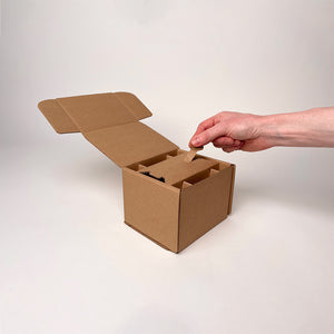 8 oz Half Pint Ball Regular Mouth Mason Jar Shipping Box unboxing 2