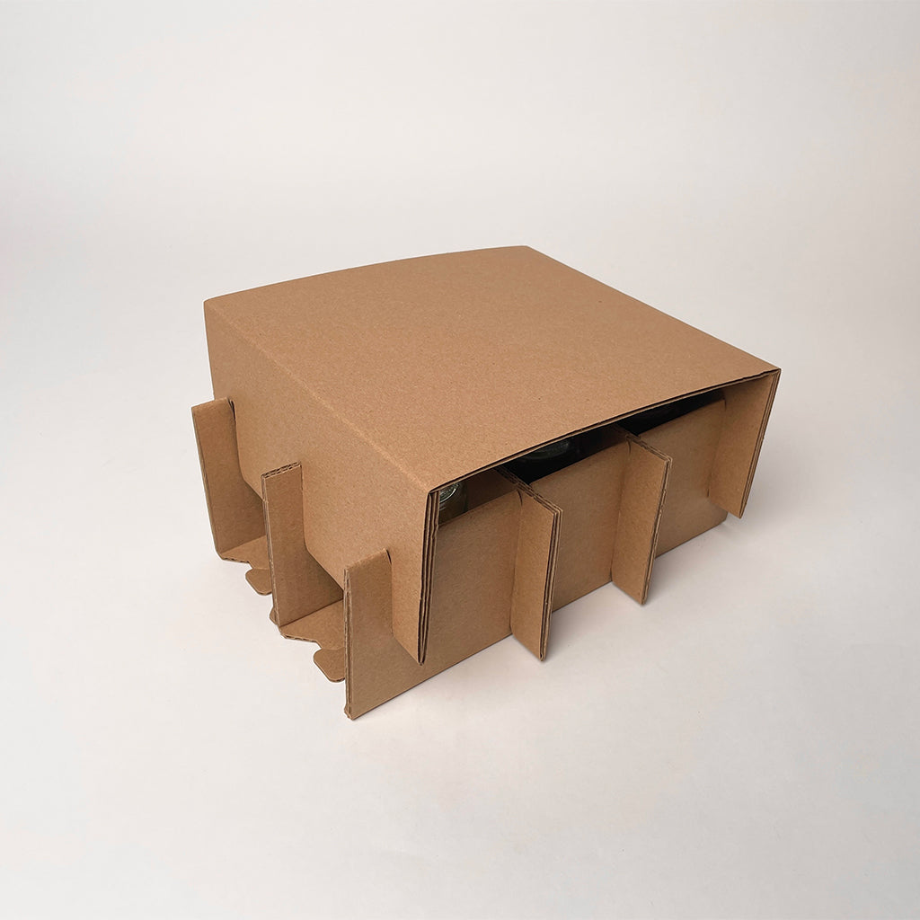 8 oz Jelly Jar 12-Pack Shipping Box assembly 2