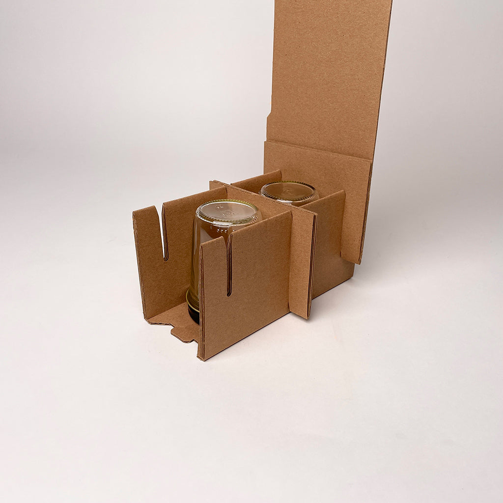 8 oz Jelly Jar 2-Pack Shipping Box assembly 3