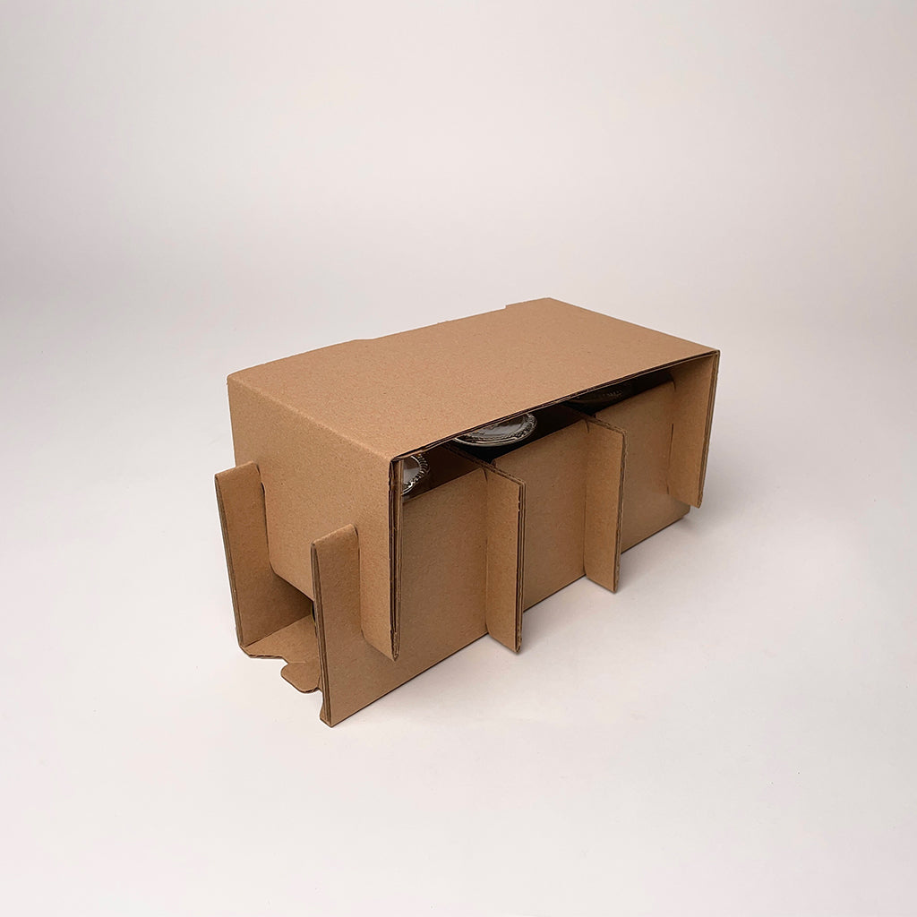 8 oz Jelly Jar 3-Pack Shipping Box assembly 4