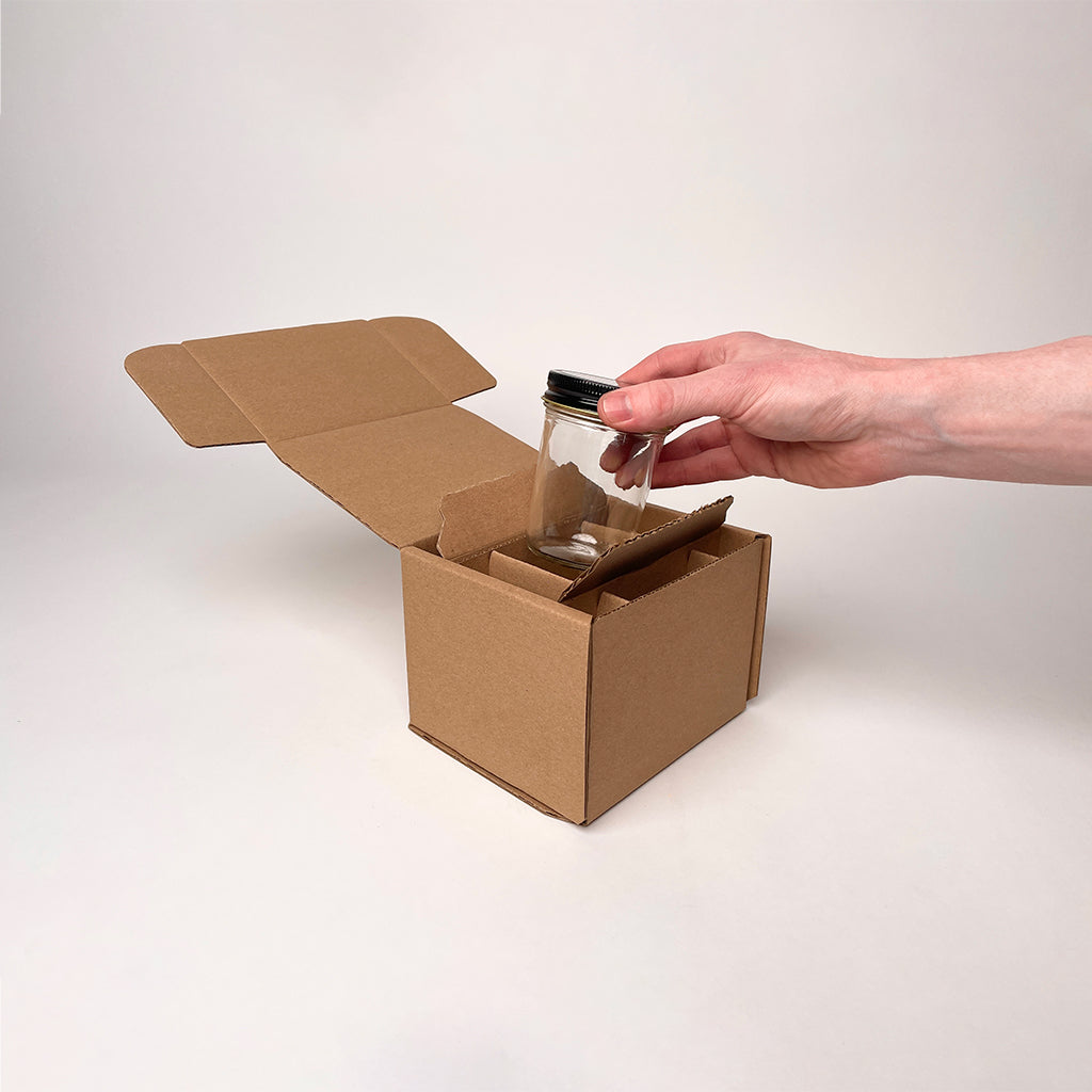 8 oz Jelly Jar Shipping Box unboxing 4