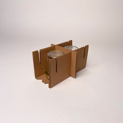 8 oz Straight Sided Jelly Jar 2-Pack Shipping Box assembly 2