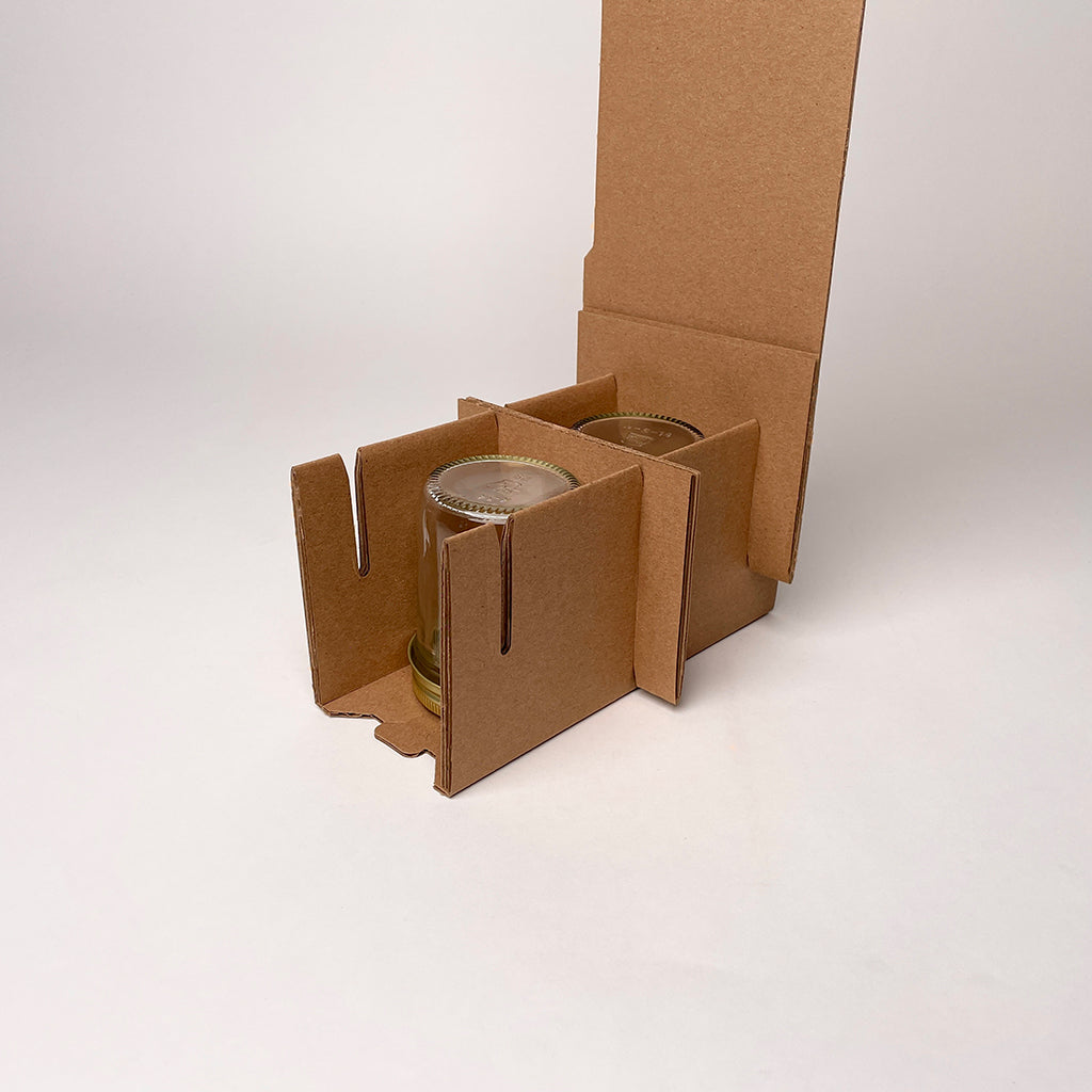 8 oz Straight Sided Jelly Jar 2-Pack Shipping Box assembly 3