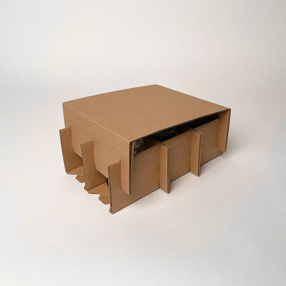 8 oz Straight Sided Jelly Jar 6-Pack Shipping Box assembly 2