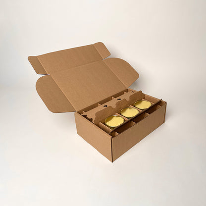 8 oz Straight Sided Jelly Jar 6-Pack Shipping Box unboxing 3