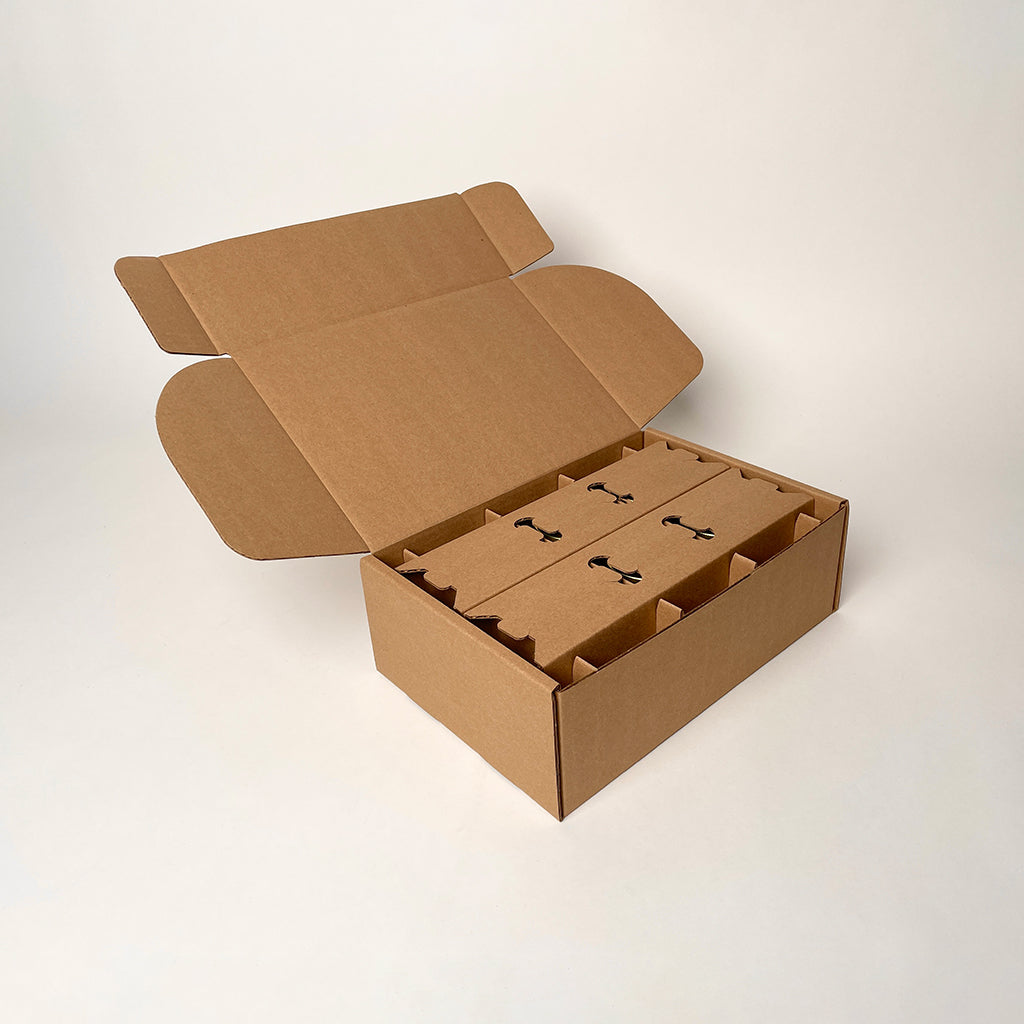 6 pcs Cardboard Moving Box Dividers Cardboard Boxes Glass Dividers