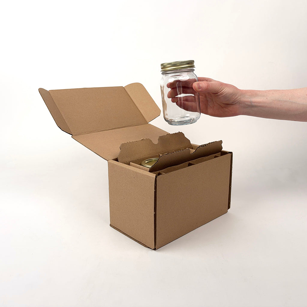 Anchor Hocking 16 oz Canning Jar 2-Pack Shipping Box unboxing 2