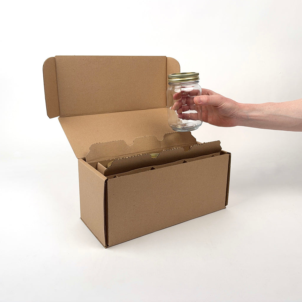 Anchor Hocking 16 oz Canning Jar 3-Pack Shipping Box unboxing 2