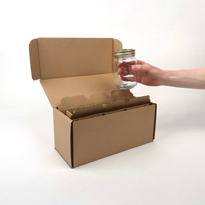 Anchor Hocking 16 oz Canning Jar 3-Pack Shipping Box unboxing 2