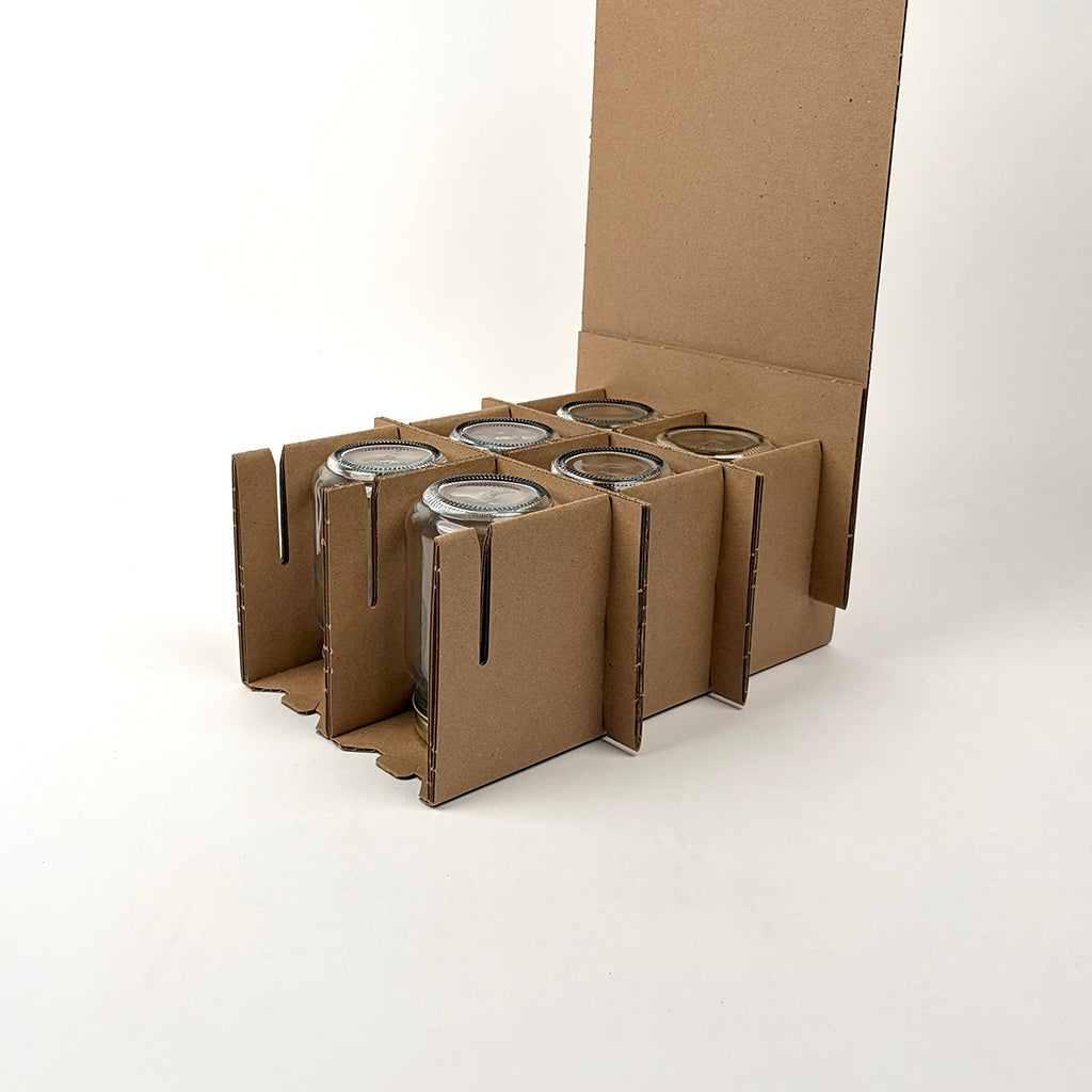 Anchor Hocking 16 oz Canning Jar 6-Pack Shipping Box assembly 1