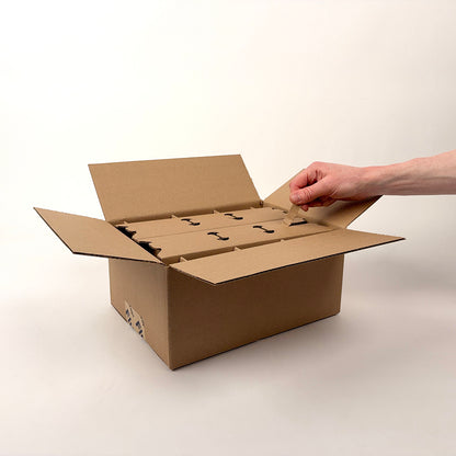 Anchor Hocking 16 oz Canning Jar 6-Pack Shipping Box unboxing 1