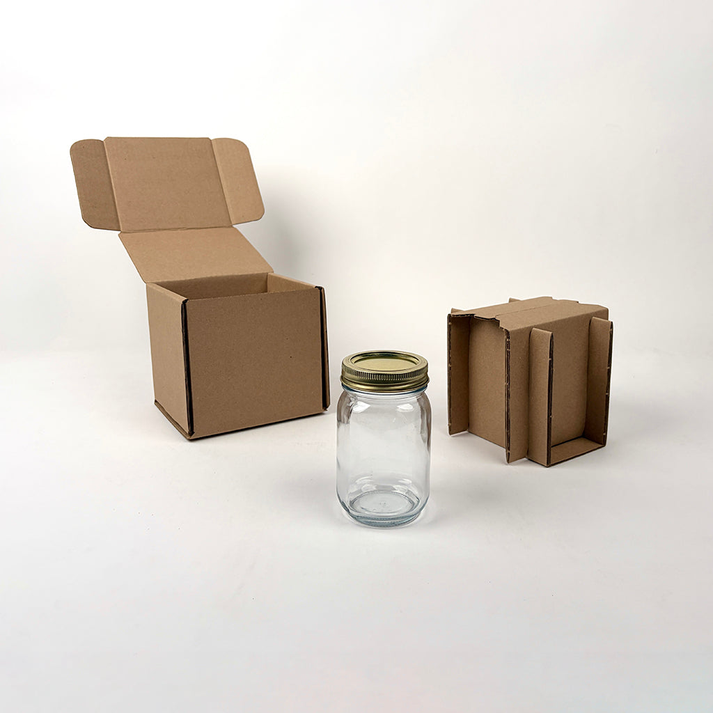 Anchor Hocking 16 oz Canning Jar Shipping Box available from Flush Packaging