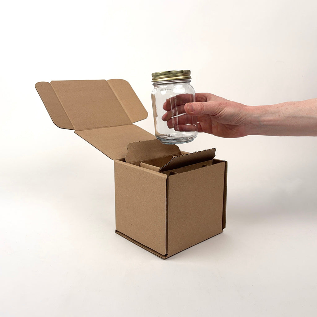 Anchor Hocking 16 oz Canning Jar Shipping Box unboxing 2