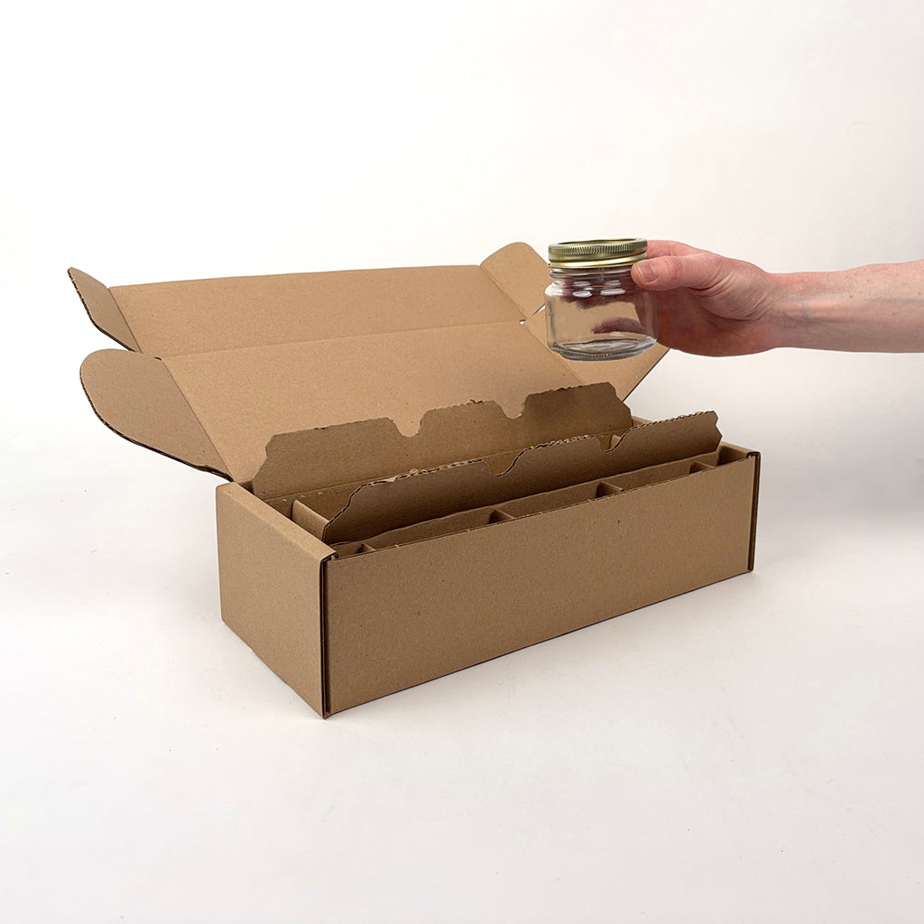Anchor Hocking 8 oz Canning Jar 3-Pack Shipping Box unboxing 2