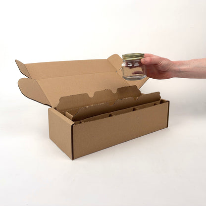 Anchor Hocking 8 oz Canning Jar 3-Pack Shipping Box unboxing 2