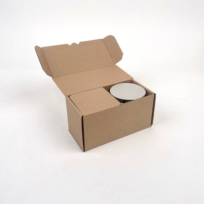 CandleScience 10 oz Cross Hatch Rocks Tumbler 2-Pack Retail Box for candles unboxing 2