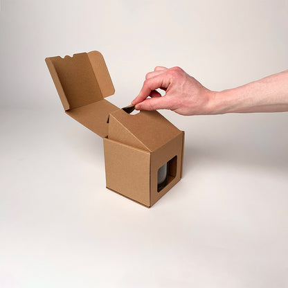 CandleScience 16 oz Apothecary Jar Retail Box for Candles unboxing 3