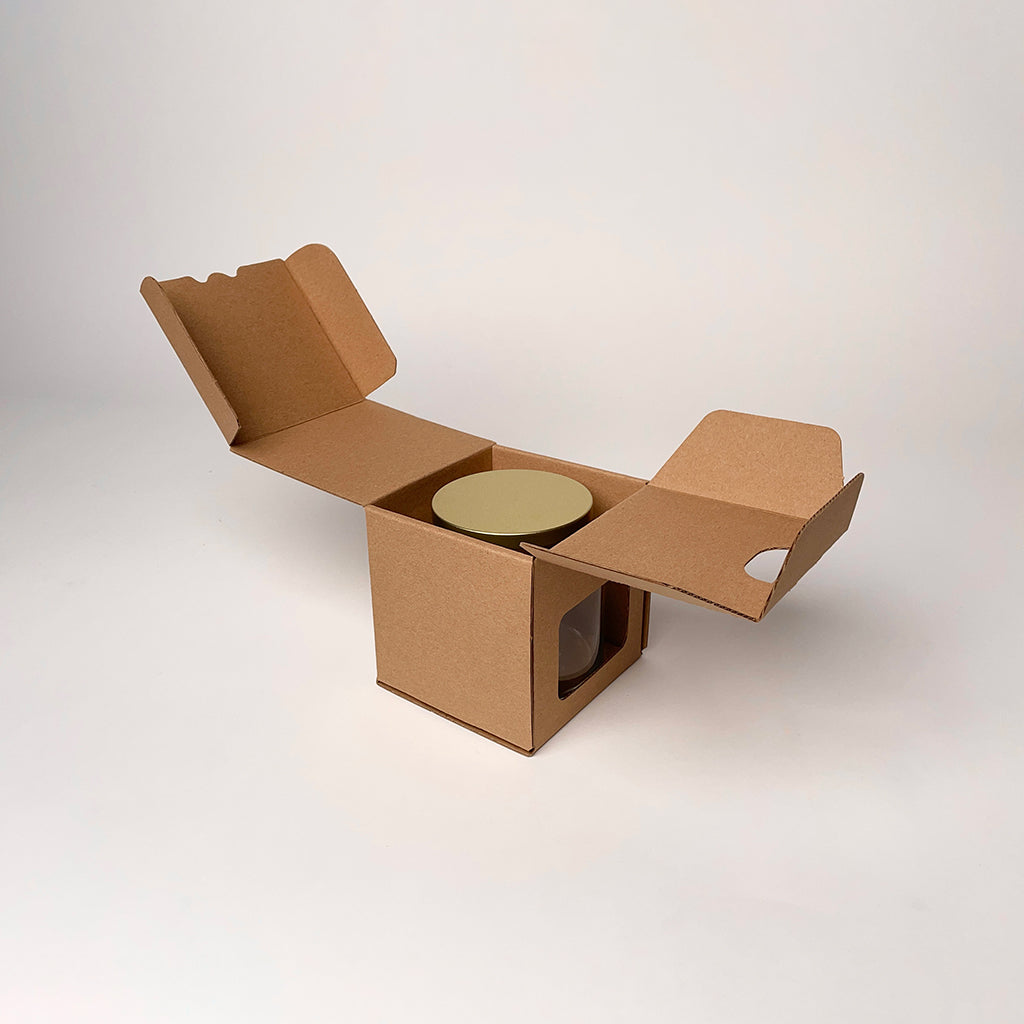 CandleScience 16 oz Apothecary Jar Retail Box for Candles unboxing 4