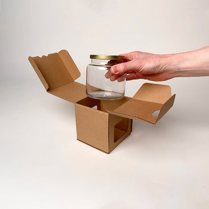 CandleScience 16 oz Apothecary Jar Retail Box for Candles unboxing 5