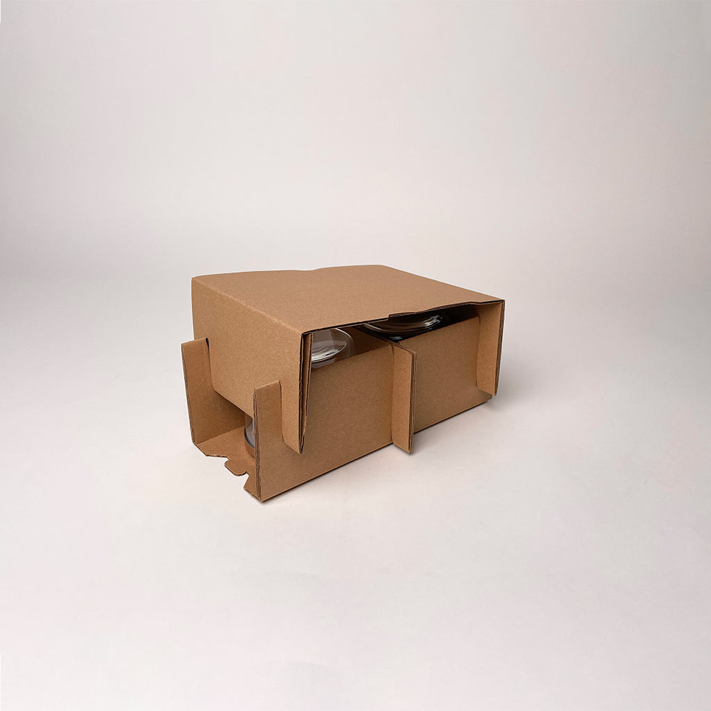 CandleScience 3 Wick Tumbler 2-Pack Shipping Box for candles assembly 4