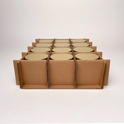 CandleScience Astra Tumbler 12-Pack Shipping Box for candles assembly 3