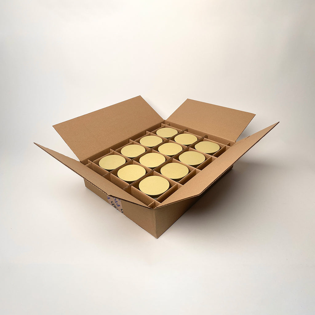 CandleScience Astra Tumbler 12-Pack Shipping Box for candles available from Flush Packaging