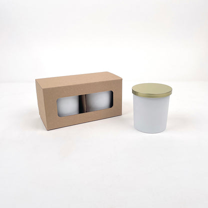 CandleScience Astra Tumbler 2-Pack Retail Box for candles available from Flush Packaging