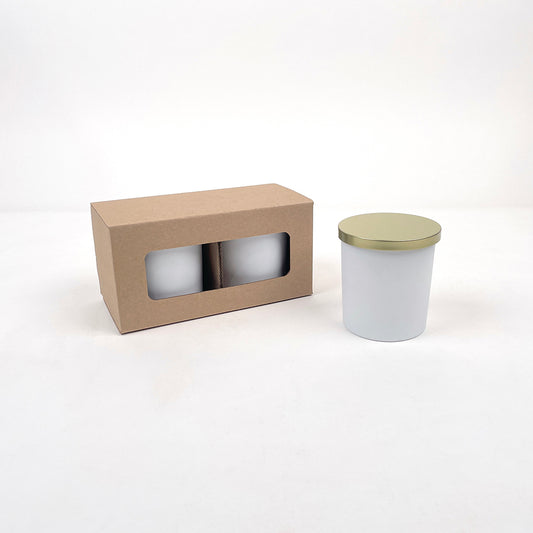 CandleScience Astra Tumbler 2-Pack Retail Box for candles available from Flush Packaging
