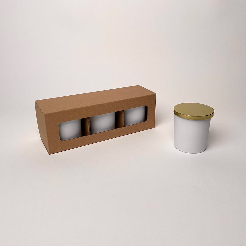 CandleScience Modern Ceramic Tumbler 3-Pack Shipping Box