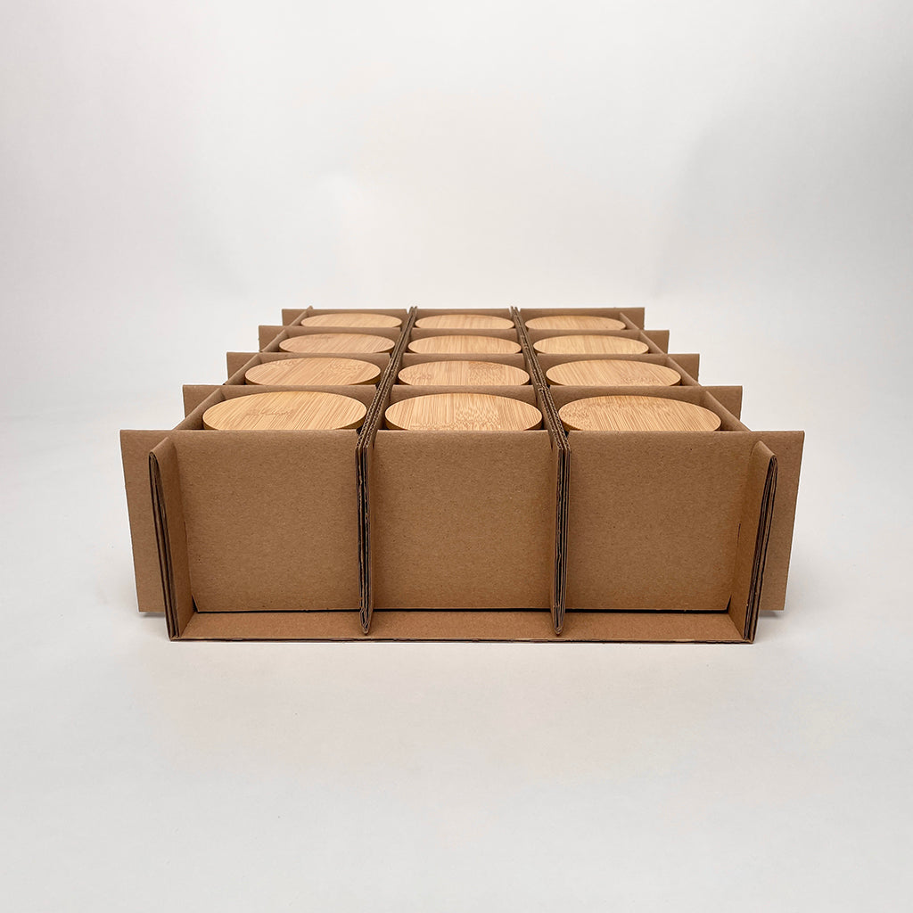 CandleScience Frosted Tumbler 12-Pack Shipping Box for candles assembly 2