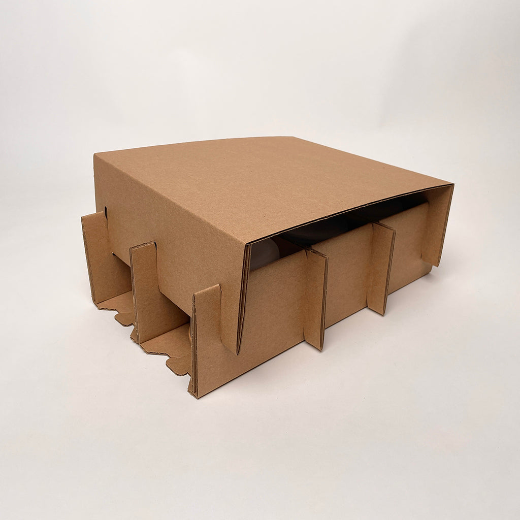 CandleScience Frosted Tumbler 6-Pack Shipping box for candles assembly 2