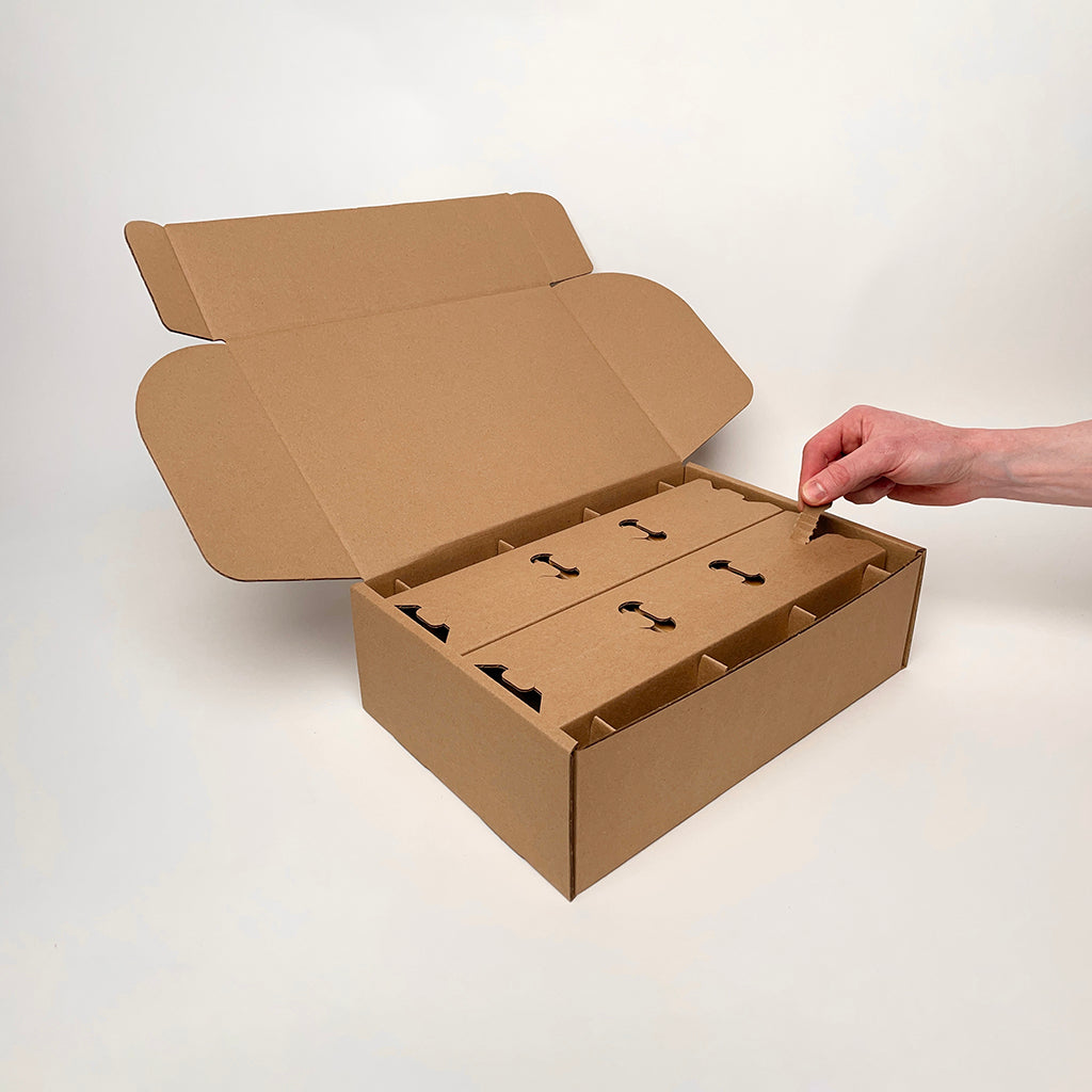 CandleScience Frosted Tumbler 6-Pack Shipping box for candles unboxing 2