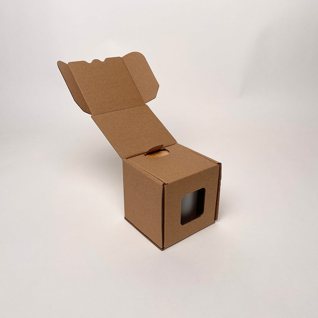 CandleScience Frosted Tumbler Retail Box for candles unboxing 2