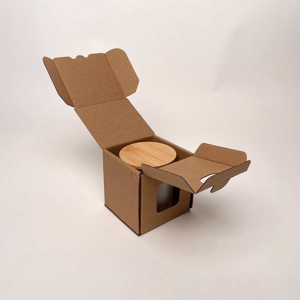 CandleScience Frosted Tumbler Retail Box for candles unboxing 4