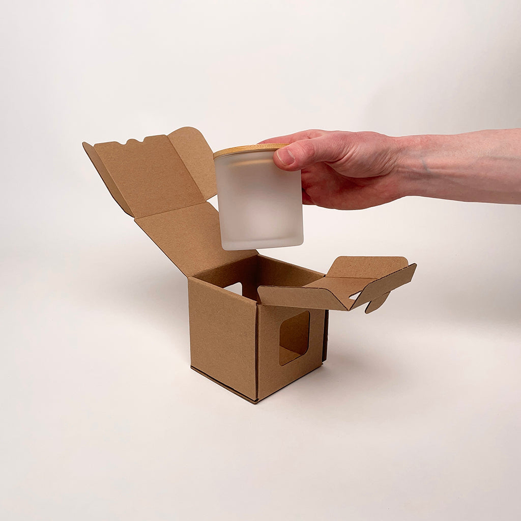 Frosted Tumbler Candle Retail Box CandleScience Gift Boxes