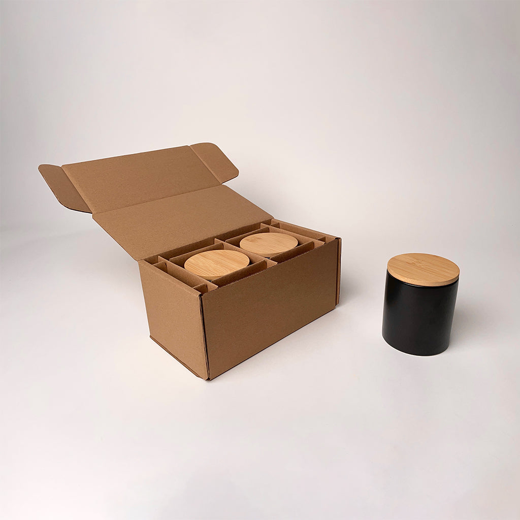 Packaging For Candles Made With CandleScience Ceramic Jars