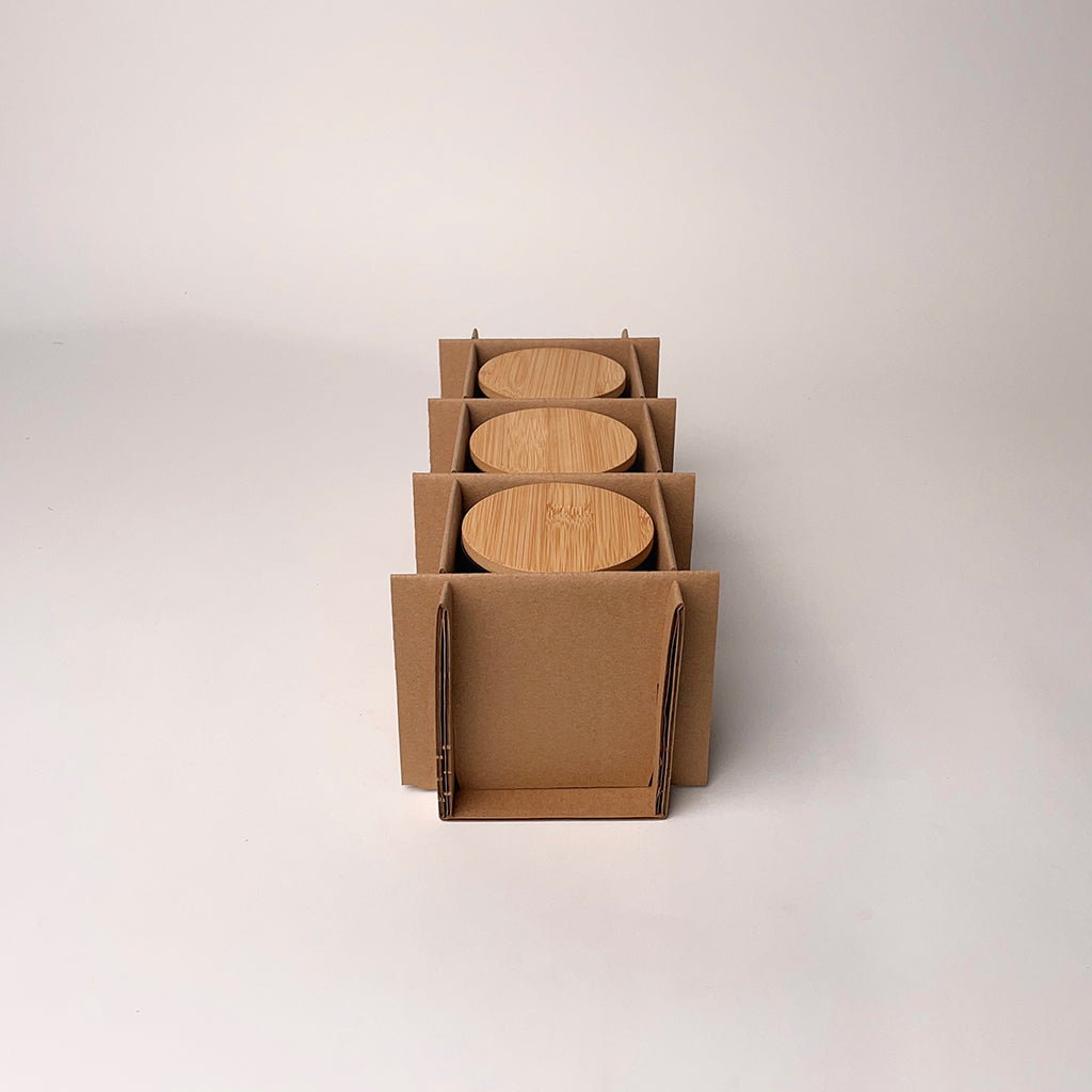 CandleScience Modern Ceramic Tumbler 3-Pack Shipping Box