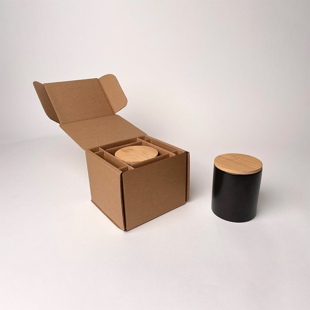 Packaging For Candles Made With CandleScience Ceramic Jars