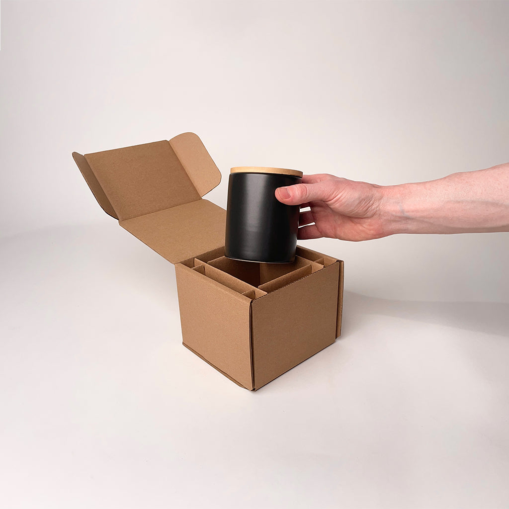 CandleScience Modern Ceramic Tumbler Shipping Box | Eco-Friendly