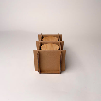 CandleScience Nordic Ceramic Tumbler 2-Pack Shipping Box for candles Shipping Insert 2