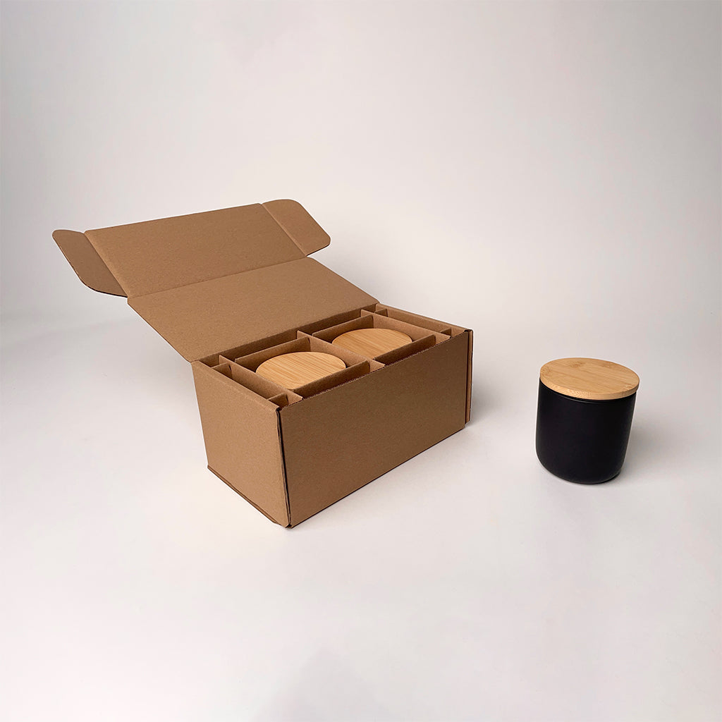 CandleScience Nordic Ceramic Tumbler 2-Pack Shipping Box for candles available from Flush Packaging