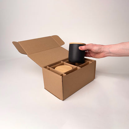 CandleScience Nordic Ceramic Tumbler 2-Pack Shipping Box for candles unboxing