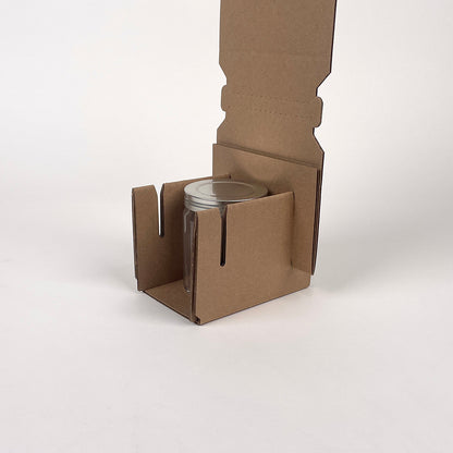 CandleScience Small Apothecary Jar Shipping Box for candles assembly 1